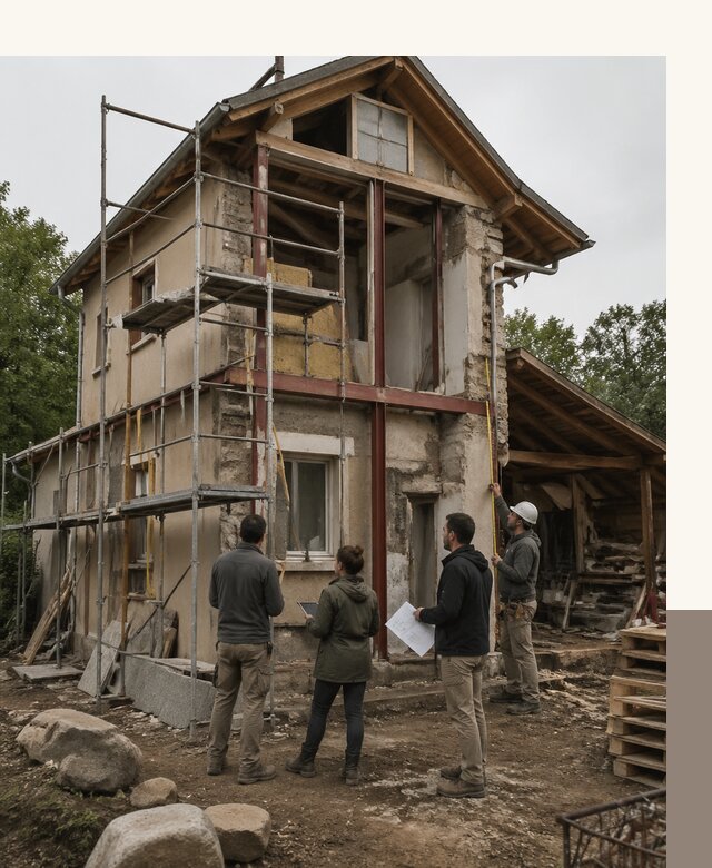 Реконструкция загородного дома под ключ в Ростове от бюро