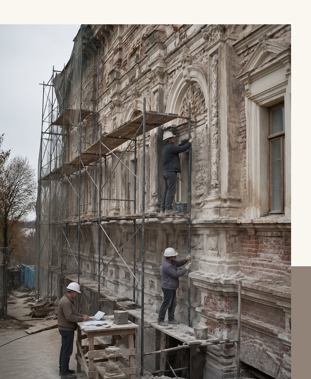 Реставрация объектов культурного наследия под ключ в Ростове